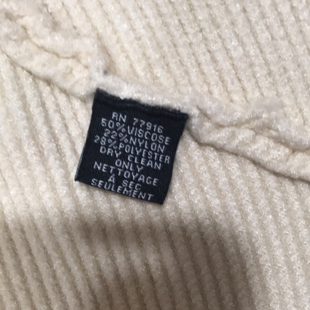 Akemi & Kin Cream‎ Small Ribbed Dolman Sleeve Open Front Cardigan size: One Size - Picture 6 of 8